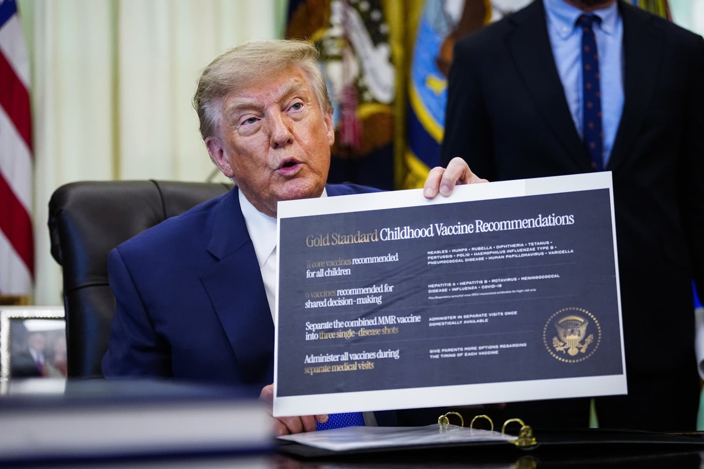 Trump wants to split the MMR vaccine. Experts say that's unlikely — and comes with consequences