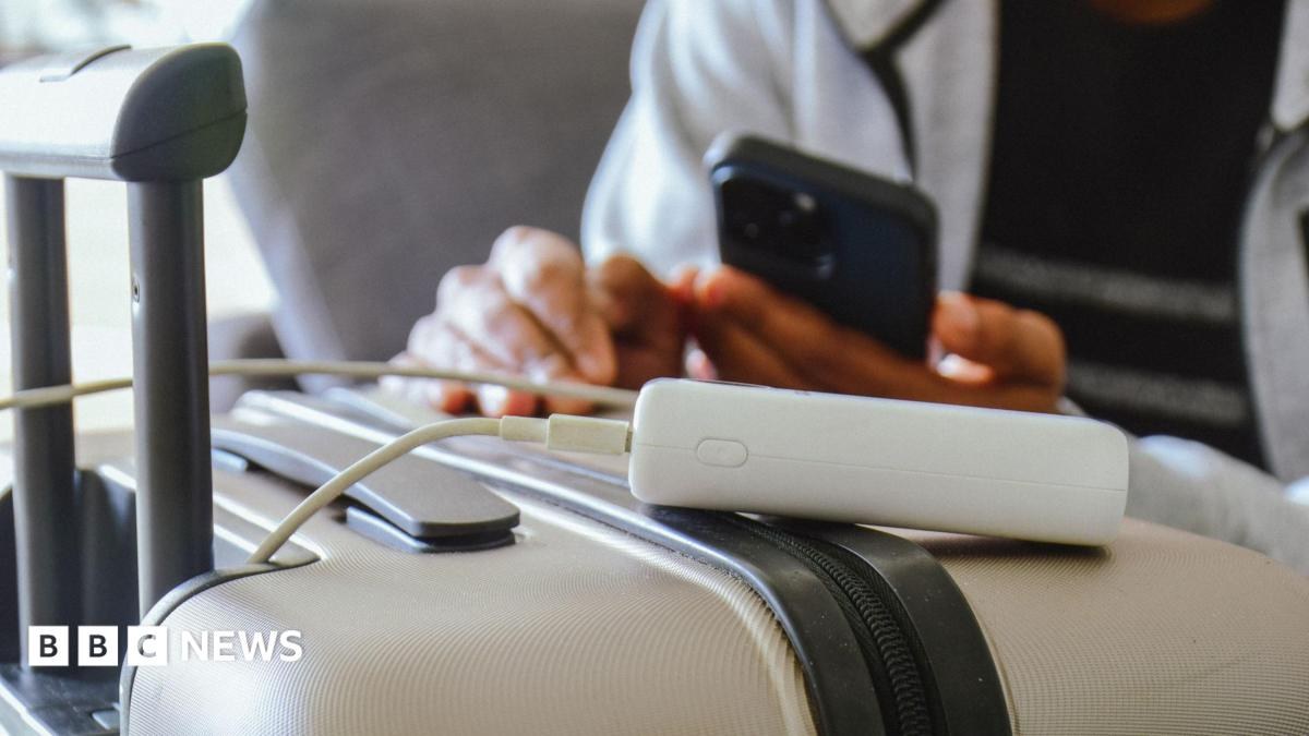 Warning over power bank fire risk on flights as summer holidays begin